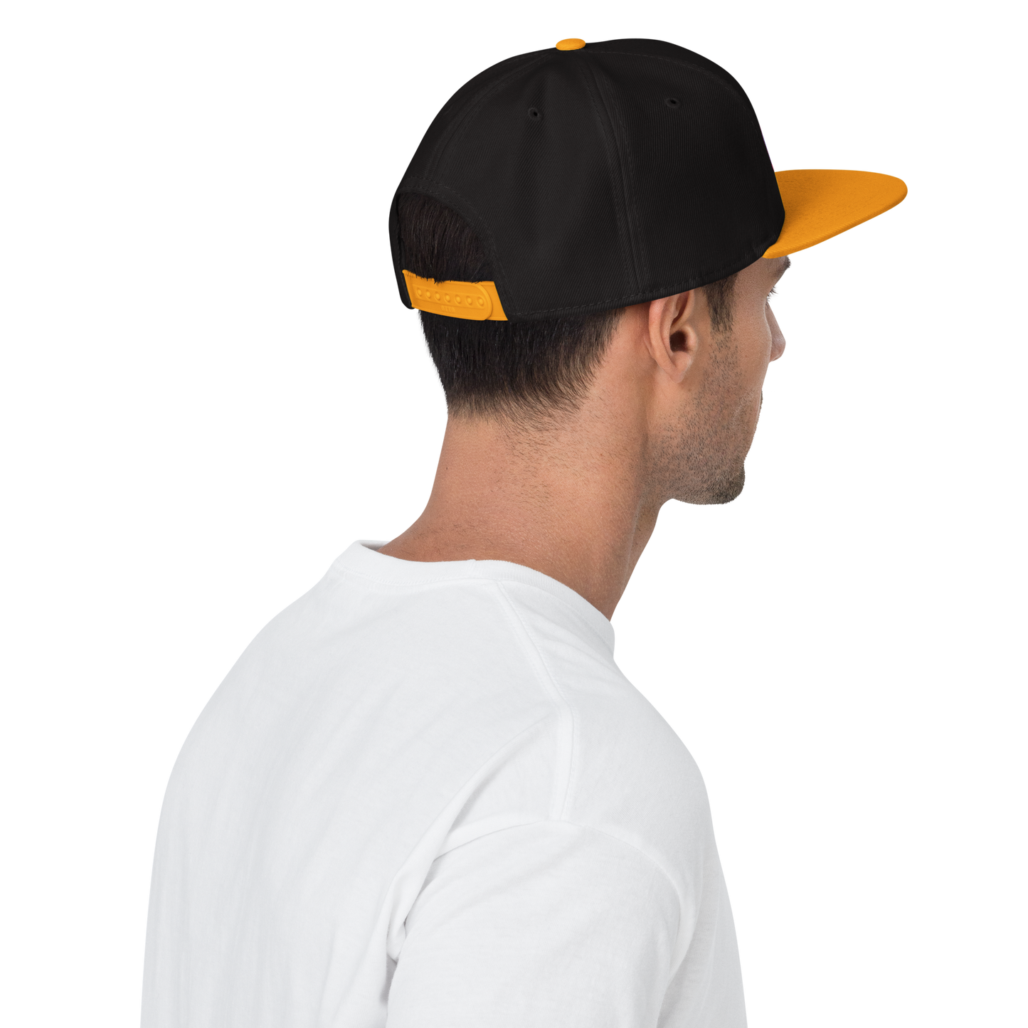HiMBO color block snapback cap